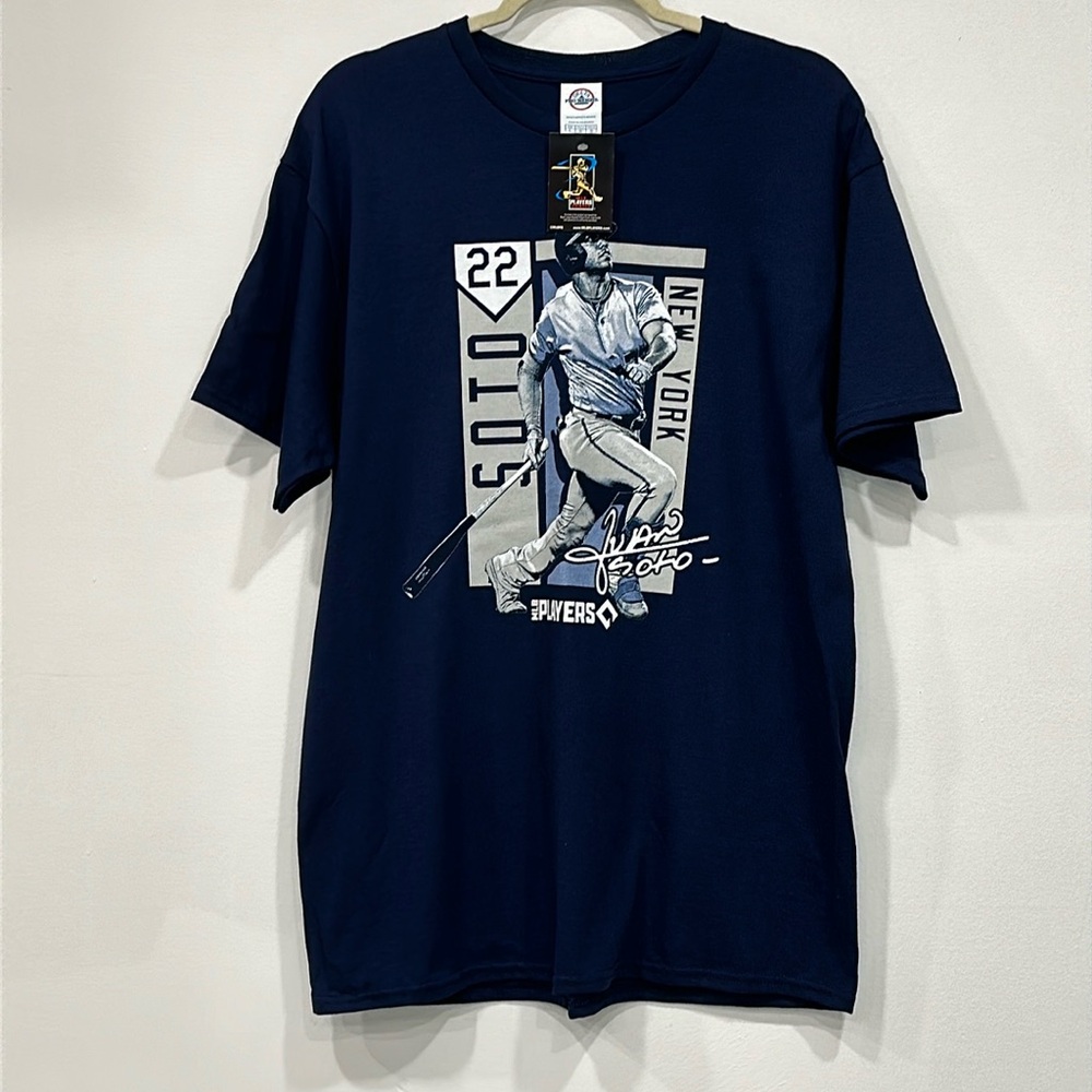 New York Yankees JUAN SOTO T Shirt Tee MLB Players Choice LARGE Home Run Batting